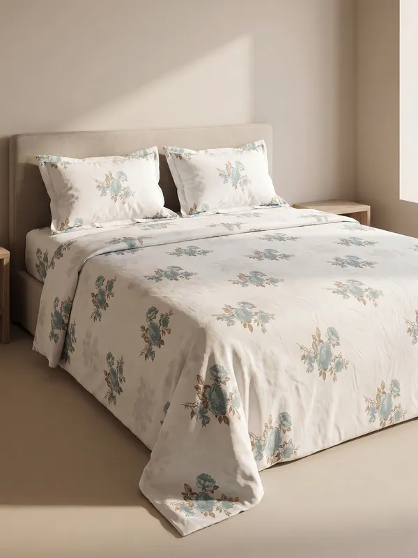 Home_Cent_DUSTY_BLUE_Double_Bedsheet_with_2_Pillow_Covers,_400_TC_UltraSatin_Premium_Bedding_Set,_Aesthetic_Home_Decor_274_x_274_cms-SET(_1BEDSHEET+2PCS_PILLOW_COVER)