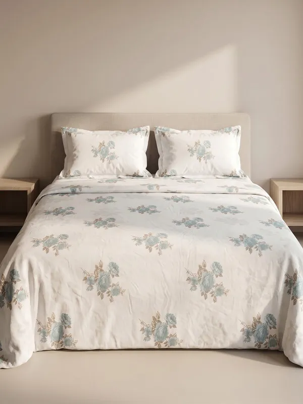 Home_Cent_DUSTY_BLUE_Double_Bedsheet_with_2_Pillow_Covers,_400_TC_UltraSatin_Premium_Bedding_Set,_Aesthetic_Home_Decor_274_x_274_cms-SET(_1BEDSHEET+2PCS_PILLOW_COVER)