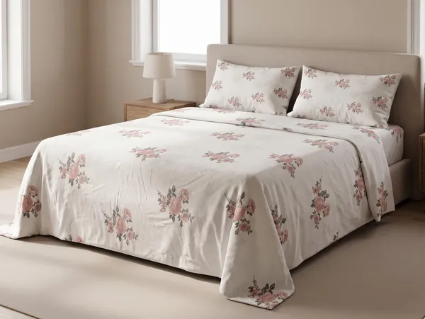 Home_Cent_VINTAGE_PEACH_Double_Bedsheet_with_2_Pillow_Covers,_400_TC_UltraSatin_Premium_Bedding_Set,_Aesthetic_Home_Decor_274_x_274_cms-SET(_1BEDSHEET+2PCS_PILLOW_COVER)