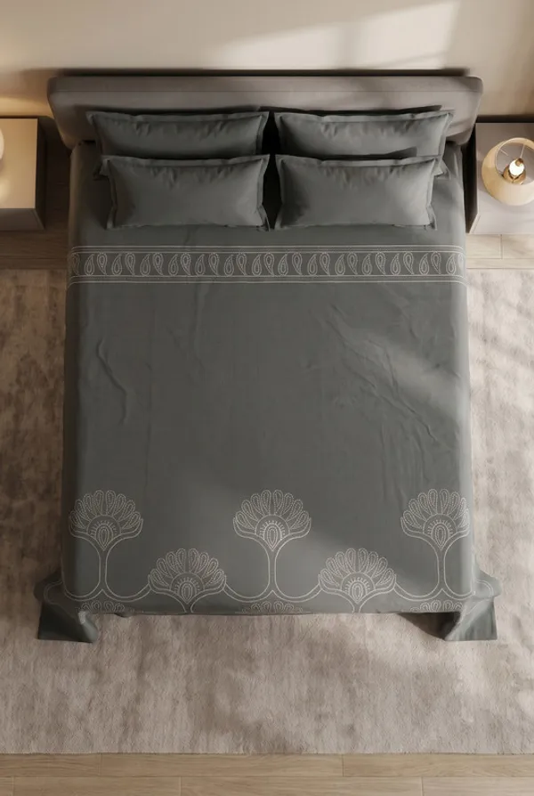 Home_Cent_CHARCOAL_GREY_Double_Bedsheet_with_2_Pillow_Covers,_400_TC_UltraSatin_Premium_Bedding_Set,_Aesthetic_Home_Decor_274_x_274_cms-SET(_1BEDSHEET+2PCS_PILLOW_COVER)