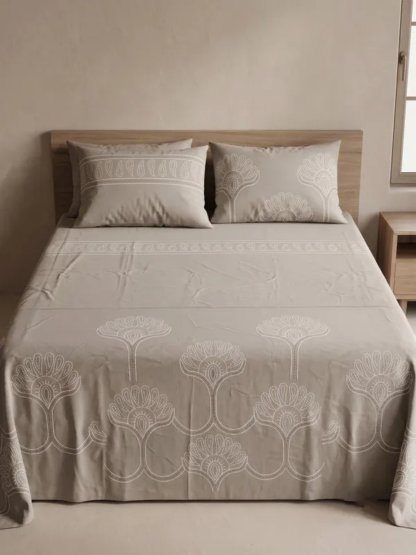 Home_Cent_WARM_TAUPE_Double_Bedsheet_with_2_Pillow_Covers,_400_TC_UltraSatin_Premium_Bedding_Set,_Aesthetic_Home_Decor_274_x_274_cms-SET(_1BEDSHEET+2PCS_PILLOW_COVER)