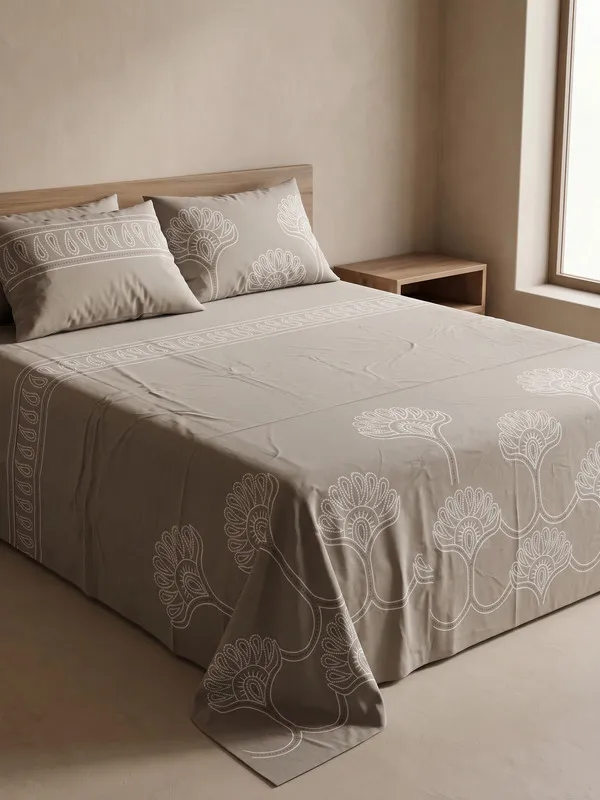 Home_Cent_WARM_TAUPE_Double_Bedsheet_with_2_Pillow_Covers,_400_TC_UltraSatin_Premium_Bedding_Set,_Aesthetic_Home_Decor_274_x_274_cms-SET(_1BEDSHEET+2PCS_PILLOW_COVER)