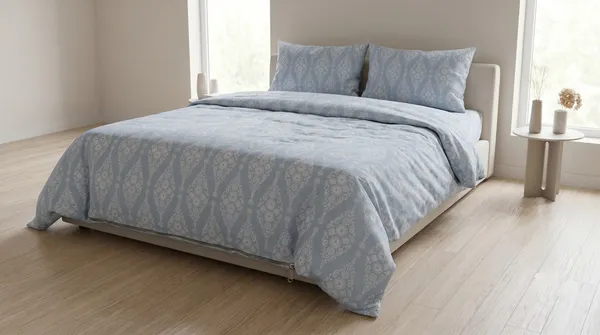 DUVET_COVER_RUBEY-HOMECENT_Light_Blue_Geometric_Pattern_Duvet_Cover_with_Zipper_Closure-BLUE