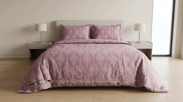DUVET_COVER_RUBEY-HOMECENT_Dusty_Rose_Geometric_Pattern_Duvet_Cover_with_Zipper_Closure-DUSTY_ROSE_PINK