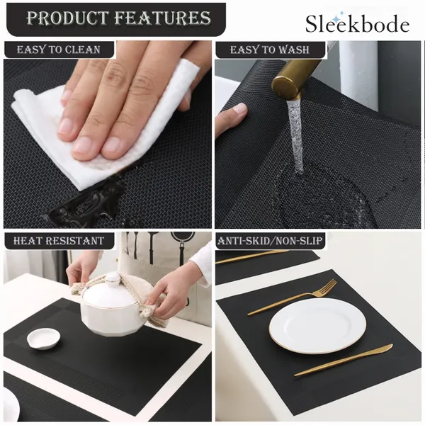 Set_of_4_Pcs_Black_PVC_Table_Mat_Waterproof_Heat_Resistant_Mats_Bed_Side_Table_Placemats_Foodmat_For_Dining_Table_Accessories_Mats
