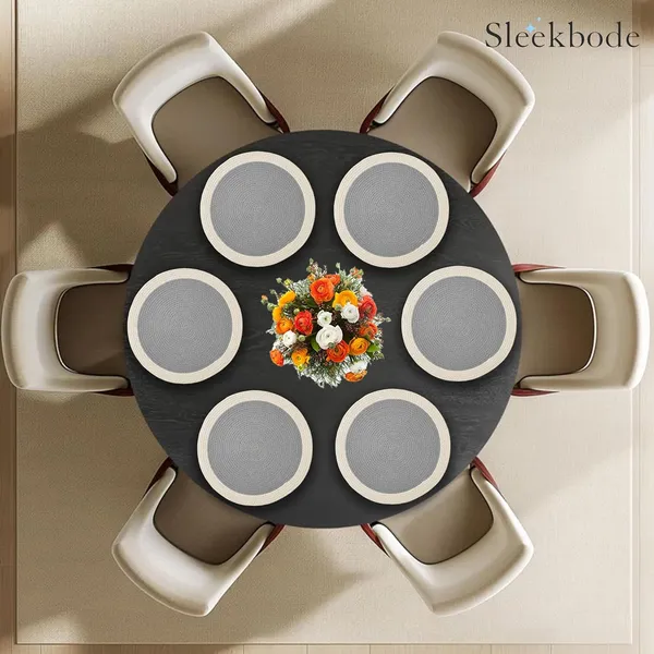 Set_Of_6_Grey-Off_White_Table_Mat_Cotton_Bed_Side_Cotton_Round_Shape_Placemat_Side_Table_Cover_Round_Table_Placemat_For_Dining_Table
