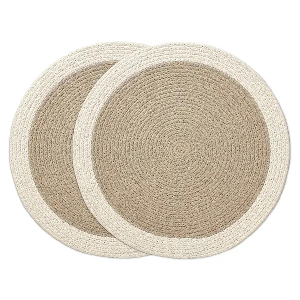Set_Of_2_Pcs_Beige-Off_White_Table_Mat_Cotton_Bed_Side_Cotton_Round_Shape_Placemat_Side_Table_Cover_Round_Table_Placemat_For_Dining_Table