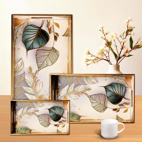 Gold_Engraved_Wooden_Serving_Tray_Set_of_3_Enamel_Coated_Waterproof_Rectangular_Trays_with_Gold_Engraving_Tea,_Snacks_&_Dining_Table_Decor_Home_&_Kitchen_Decorative_Center_Table_Trays