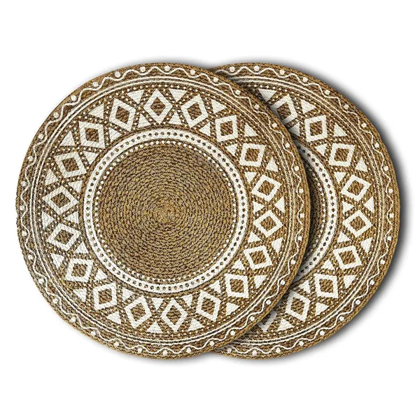 Set_of_2_pcs_Multicolor_Mandala_Cotton_Table_Mat_Bed_Side_Round_Shape_Side_Table_Placemat_Placemat_For_Dining_Table