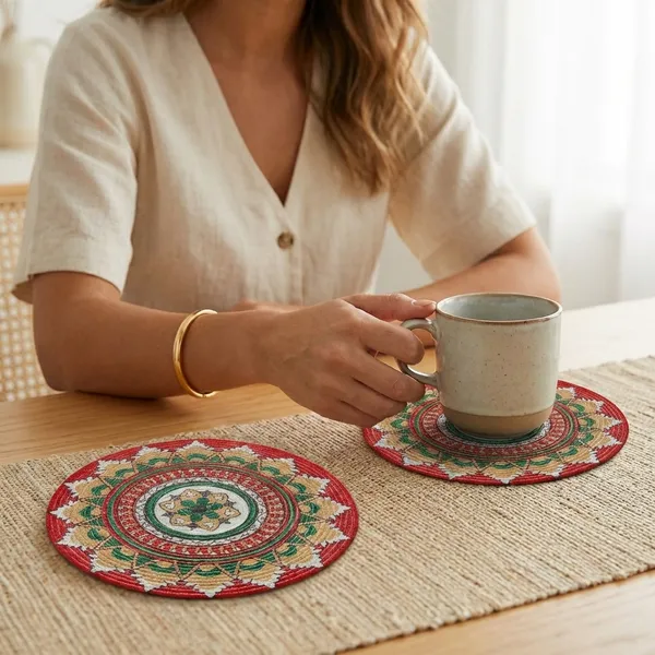 Set_Of_2_pcs_Multicolor_Mandala_Cotton_Table_Mat_Bed_Side_Round_Shape_Side_Table_Placemat_Placemat_For_Dining_Table