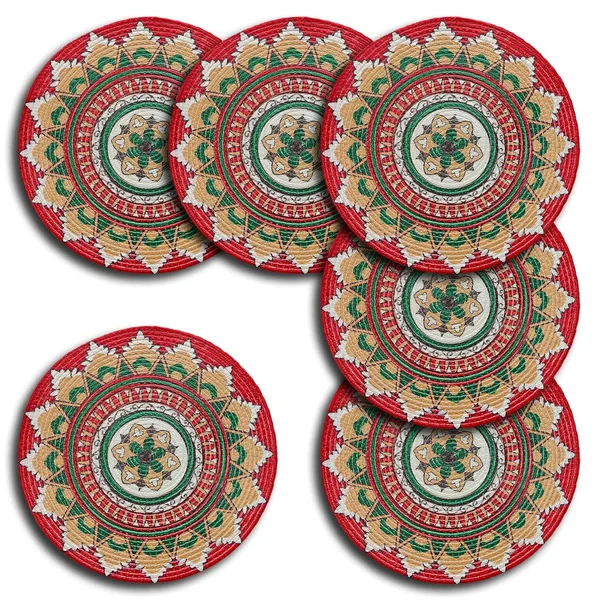 Set_Of_6_pcs_Multicolor_Mandala_Cotton_Table_Mat_Bed_Side_Round_Shape_Side_Table_Placemat_Placemat_For_Dining_Table