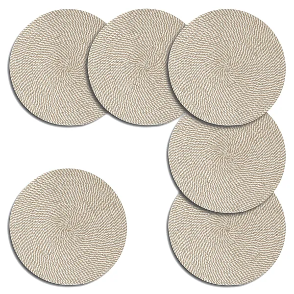 Set_Of_6_Pcs_Beige_&_Off-White_Mix_Cotton_Table_Mat_Bed_Side_Round_Shape_Placemat_Side_Table_Placemat_For_Dining_Table