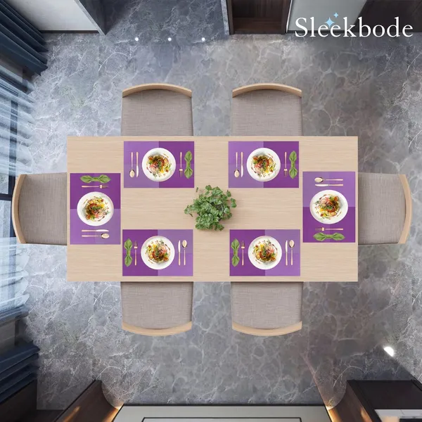 Set_of_4_Pcs_Purple_PVC_Dining_Table_Mats_Waterproof_Placemats_For_Dining_Table_Heat_Resistant_Mats_For_Dining_Table_Accessories_Bed_Side_Table_Mats_Table_Placemats_Dining_Table_Cover_Foodmat