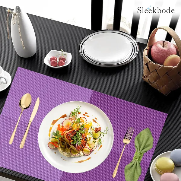 Set_of_4_Pcs_Purple_PVC_Dining_Table_Mats_Waterproof_Placemats_For_Dining_Table_Heat_Resistant_Mats_For_Dining_Table_Accessories_Bed_Side_Table_Mats_Table_Placemats_Dining_Table_Cover_Foodmat