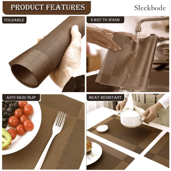 Set_of_4_Pcs_Brown_PVC_Table_Mat_Waterproof_Heat_Resistant_Mats_Bed_Side_Table_Placemats_Foodmat_For_Dining_Table_Accessories_Mats