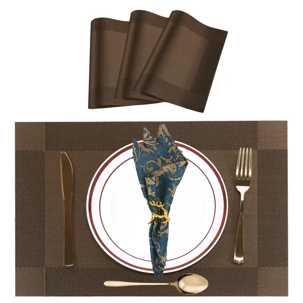 Set_of_4_Pcs_Brown_PVC_Table_Mat_Waterproof_Heat_Resistant_Mats_Bed_Side_Table_Placemats_Foodmat_For_Dining_Table_Accessories_Mats