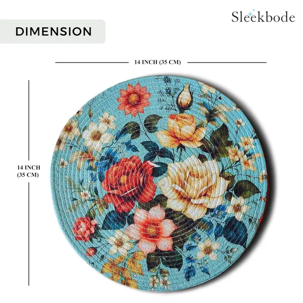 Set_of_4_Pcs_Red_Rose_Flower_Table_Mat_Placemat_For_Dining_Table_Cotton_Bed_Side_Table_Mat_Round_Shape_Placemat_Side_Table_Cover