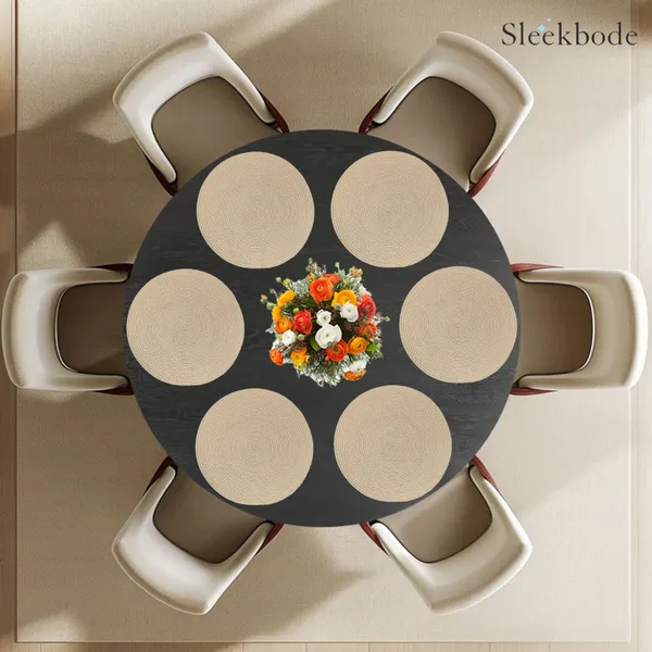 Set_of_6_Pcs_Beige_Cotton_Table_Mat_Bed_Side_Round_Shape_Placemat_Side_Table_Cover_Table_Placemat_For_Dining_Table