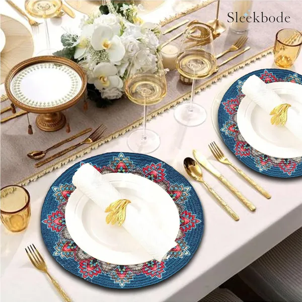 Set_of_6_Pcs_Blue_Rangoli_Cotton_Table_Mat_Bed_Side_Table_Mat_Round_Shape_Placemat_Side_Table_Placemat_For_Dining_Table