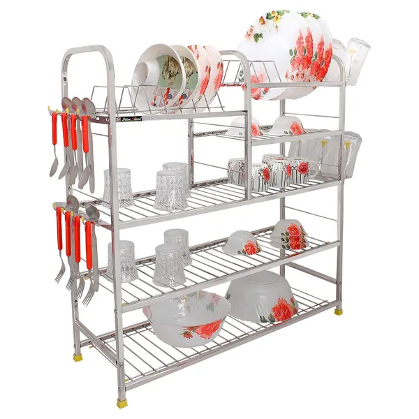 Silver_Stainless_Steel_Kitchen_Dish_Rack_Plate_Cutlery_Stand_Kitchen_Utensils_Rack_Modern_Kitchen_Storage