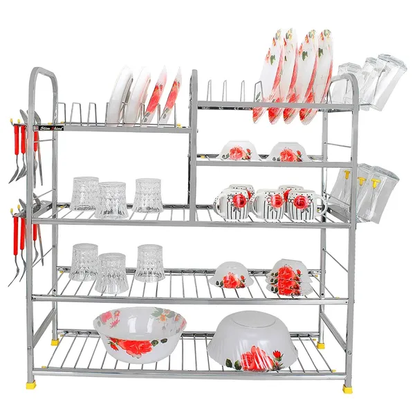 Silver_Stainless_Steel_Kitchen_Dish_Rack_Plate_Cutlery_Stand_Kitchen_Utensils_Rack_Modern_Kitchen_Storage