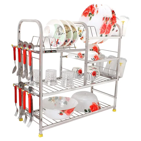 Silver_Stainless_Steel_Kitchen_Dish_Rack_Plate_Cutlery_Stand_Kitchen_Utensils_Rack_Modern_Kitchen_Storage_Rack_25_X_25_Inch
