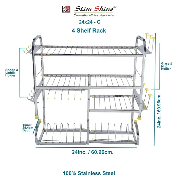 Silver_Stainless_Steel_Kitchen_Dish_Rack_Wall_Mounted_Drying_Rack_With_Utensil_Holder_Space_Saving_Storage