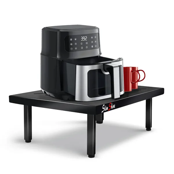 Black_Metal_Microwave_Stand_Adjustable_Kitchen_Counter_Shelf_Space_Saving_Organizer_With_6_Hooks
