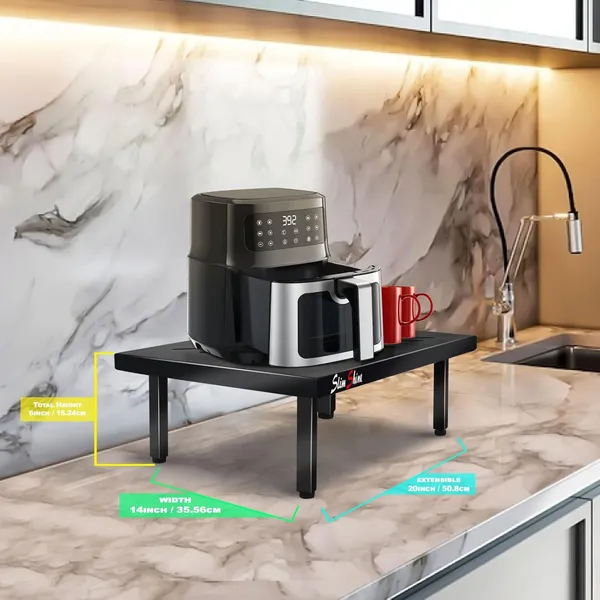 Black_Metal_Microwave_Stand_Adjustable_Kitchen_Counter_Shelf_Space_Saving_Organizer_With_6_Hooks