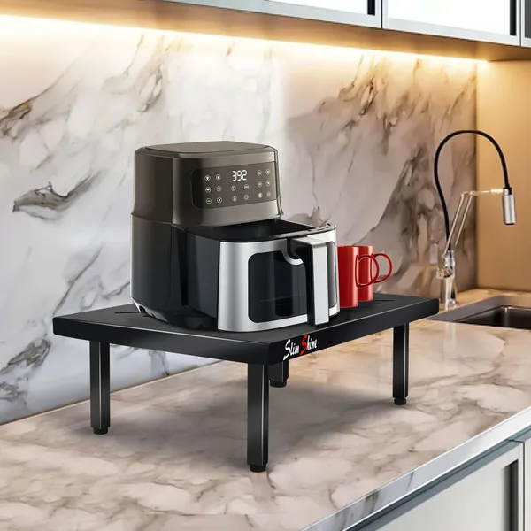 Black_Metal_Microwave_Stand_Adjustable_Kitchen_Counter_Shelf_Space_Saving_Organizer_With_6_Hooks