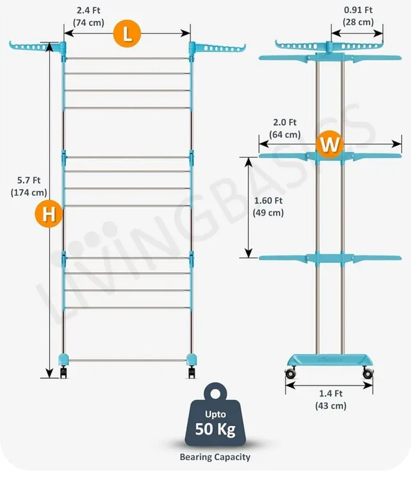 Blue_Stainless_Steel_4_Tier_Clothes_Drying_Stand_Foldable_Laundry_Rack_Indoor_Outdoor_Balcony_Space_Saver