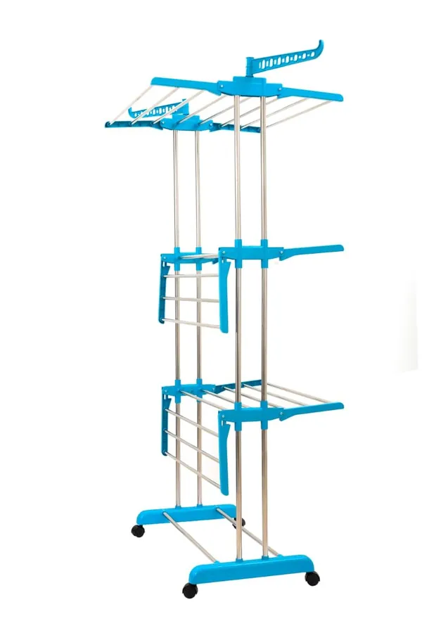 Blue_Stainless_Steel_4_Tier_Clothes_Drying_Stand_Foldable_Laundry_Rack_Indoor_Outdoor_Balcony_Space_Saver