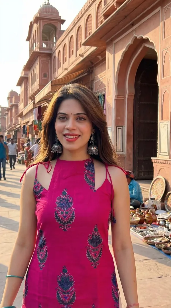 PINK_Hand_Block_Printed_Pure_Cotton_Kurti