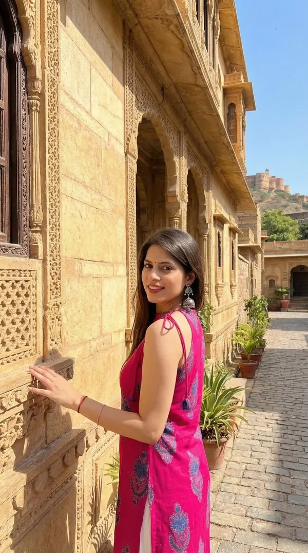 PINK_Hand_Block_Printed_Pure_Cotton_Kurti
