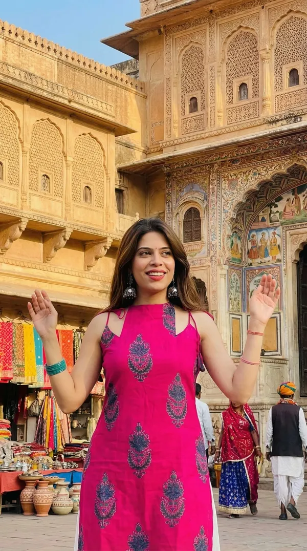 PINK_Hand_Block_Printed_Pure_Cotton_Kurti