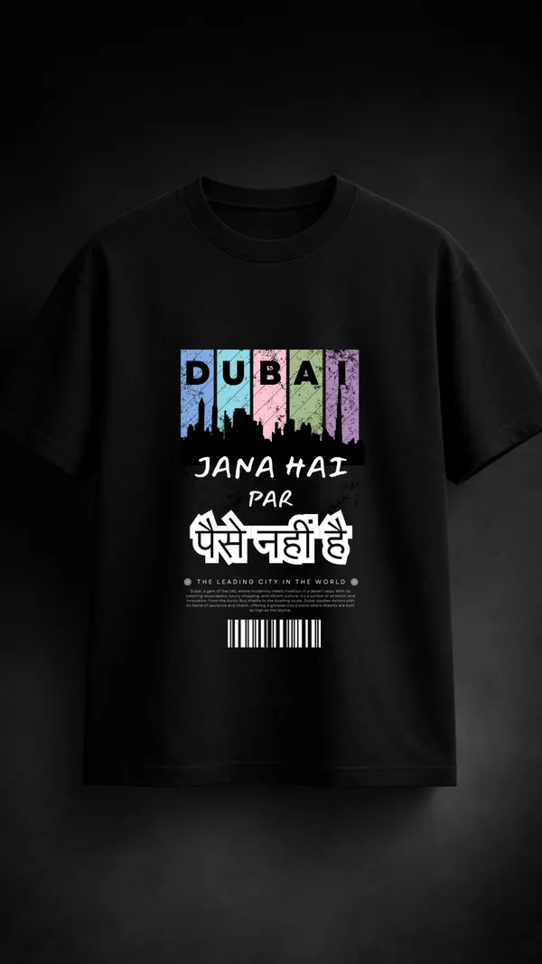 Black_Cotton_Graphic_T-Shirt_For_Unisex