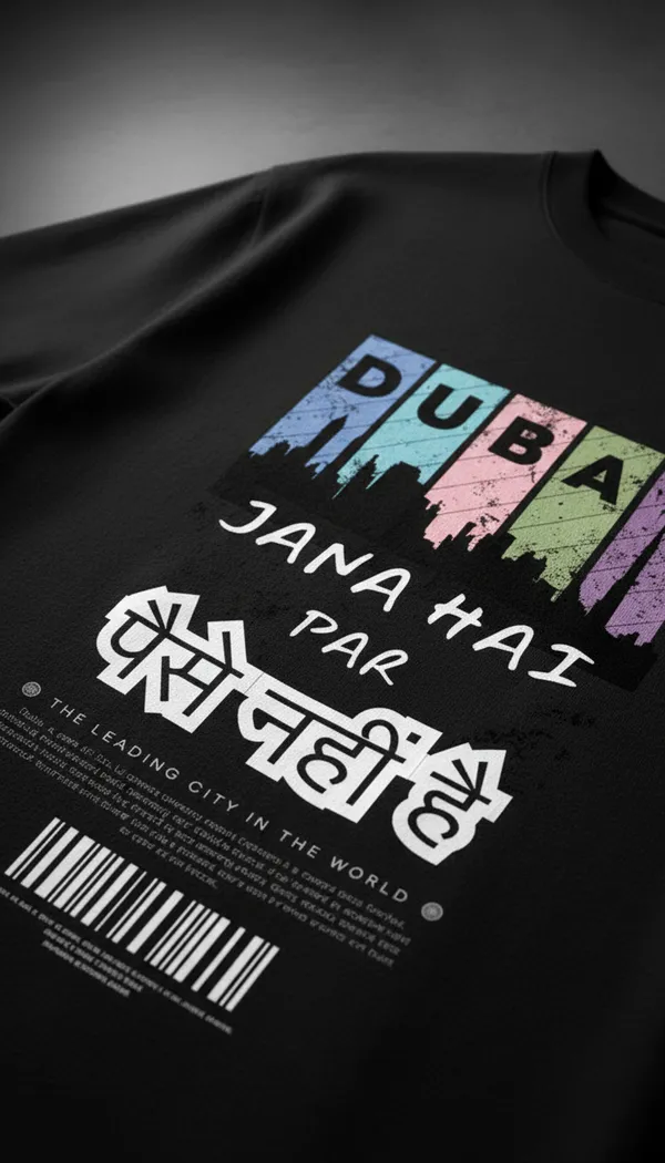 Black_Cotton_Graphic_T-Shirt_For_Unisex