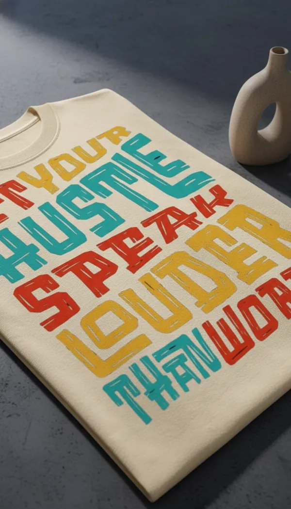Beige_Cotton_Regular_Fit_Hustle_Motivational_Graphic_T-Shirt_For_Unisex