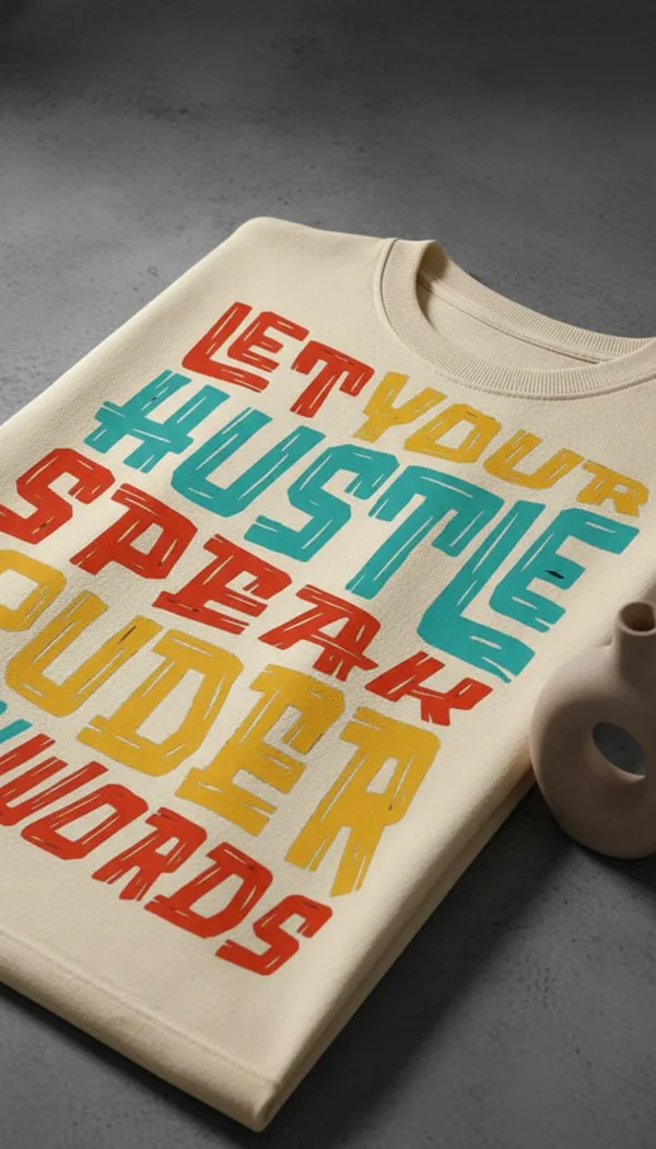 Beige_Cotton_Regular_Fit_Hustle_Motivational_Graphic_T-Shirt_For_Unisex