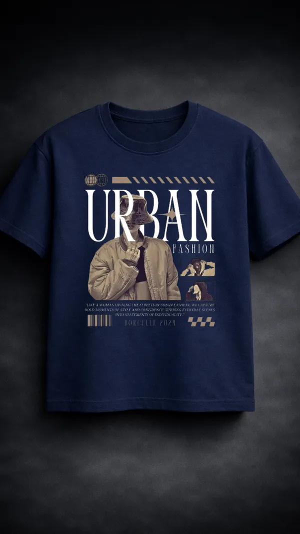 Blue_Cotton_Regular_Fit_Urban_Fashion_Graphic_T-Shirt_For_Unisex