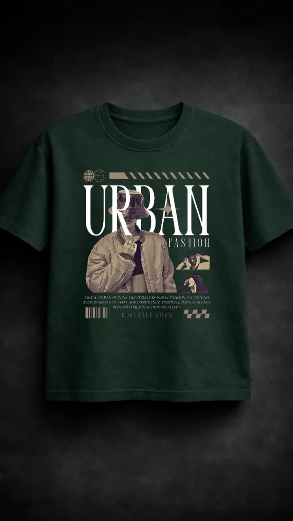 Green_Cotton_Oversized_Urban_Fashion_Graphic_T-Shirt_For_Unisex