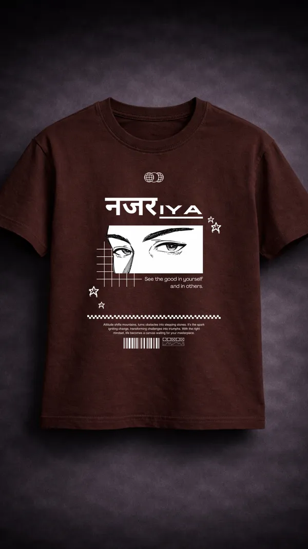 Brown_Cotton_Najariya_Anime_Graphic_T-Shirt_For_Unisex