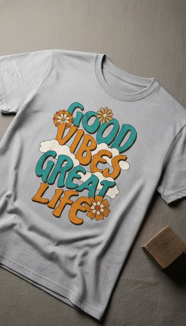 Grey_Cotton_Regular_Fit_Retro_Floral_Graphic_T-Shirt_For_Unisex