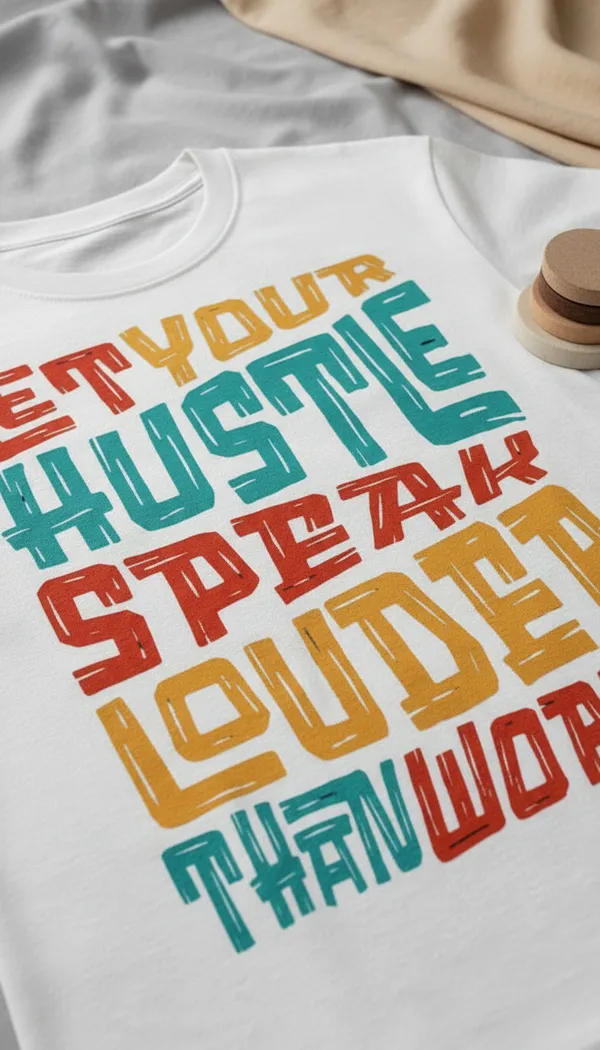 White_Cotton_Regular_Fit_Hustle_Motivational_Graphic_T-Shirt_For_Unisex
