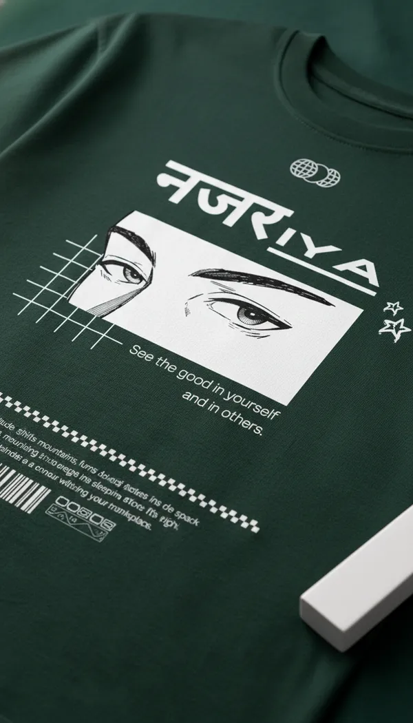 Green_Cotton_Oversized_Nazar_Anime_Graphic_Print_T-Shirt_For_Unisex