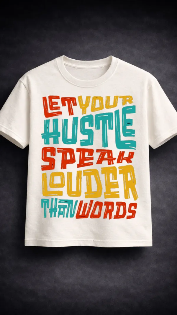 White_Cotton_Regular_Fit_Hustle_Motivational_Graphic_T-Shirt_For_Unisex