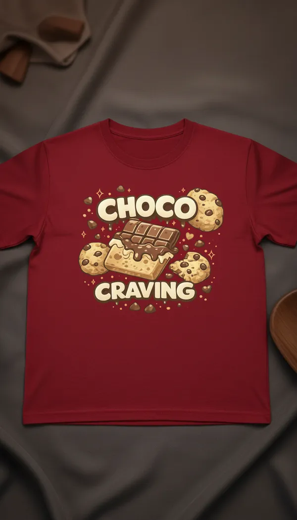 Red_Cotton_Graphic_T-Shirt_For_Unisex