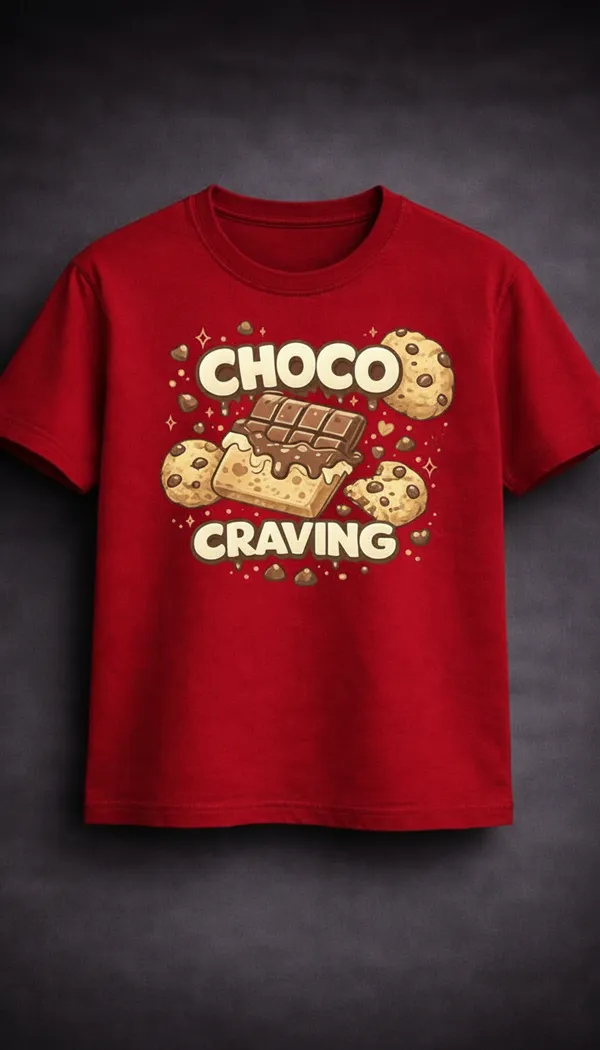 Red_Cotton_Graphic_T-Shirt_For_Unisex