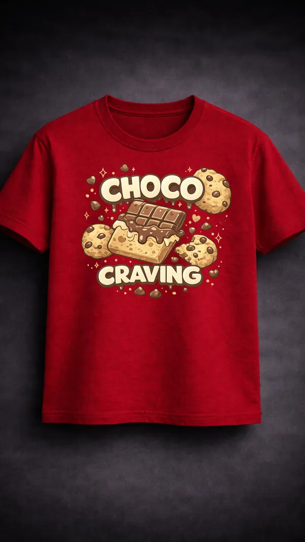Red_Cotton_Graphic_T-Shirt_For_Unisex