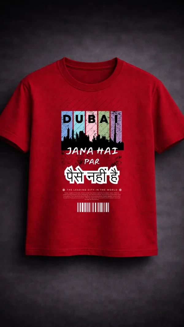 Red_Cotton_Humorous_Typography_Graphic_T-Shirt_For_Unisex